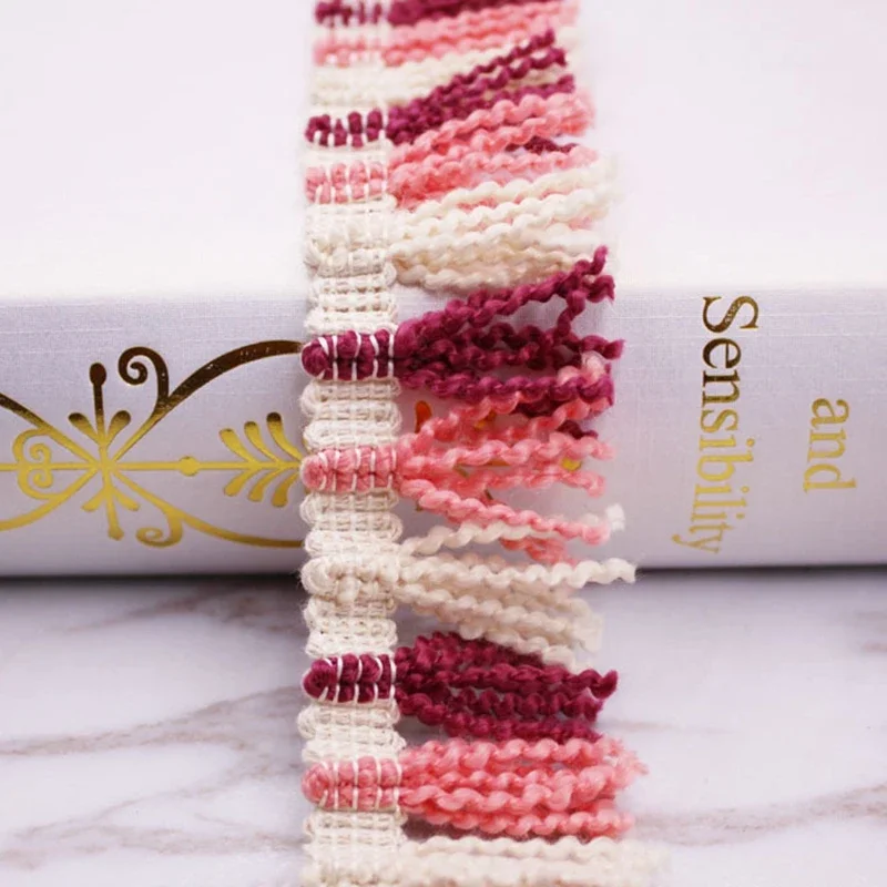 1 Yard/Los Quasten für Schmuck, DIY, Spitzenband, Nähen, Handarbeiten, Quastenbesatz, Kleid, Ball, Fransen, Stoff, Vorhang, Kleidungszubehör – Detail 7