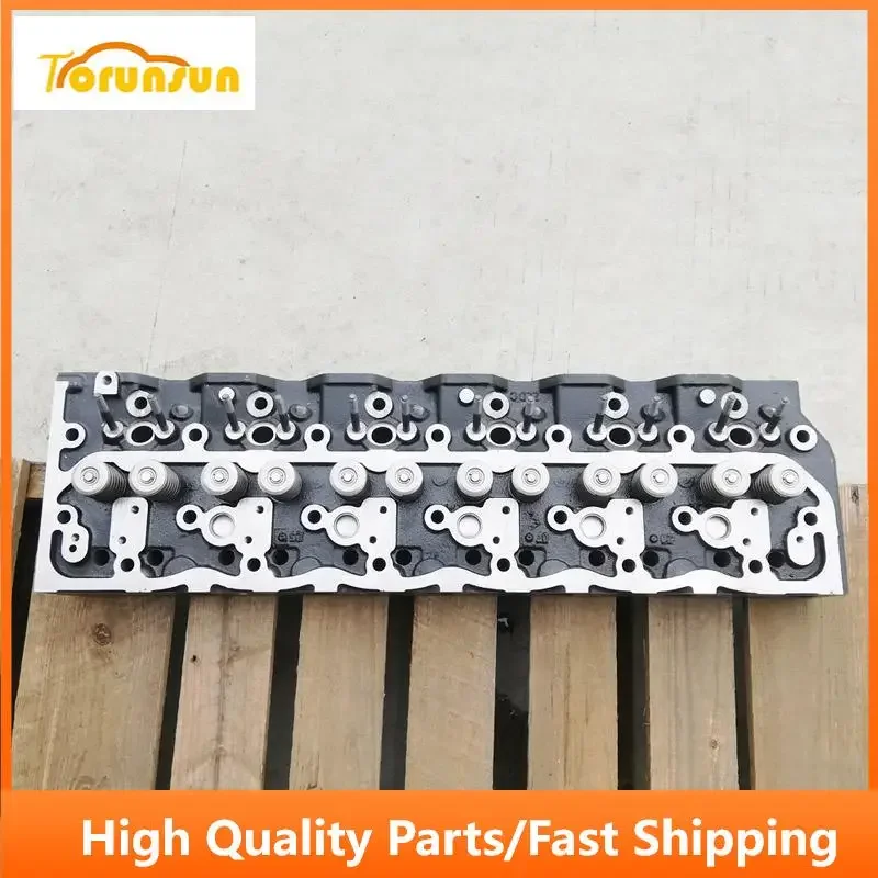 Complete Cylinder Head for Isuzu 6BD1 6BG1 Engine Hitachi EX200 ZX200 Excavator