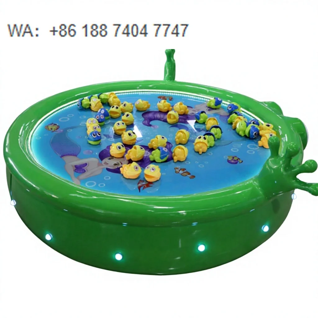 Amusement Park Game Machine Arcade Catch Frogs Fishing Game Machine Children Park Equipment Mall Indoor Frog Fishing Machine