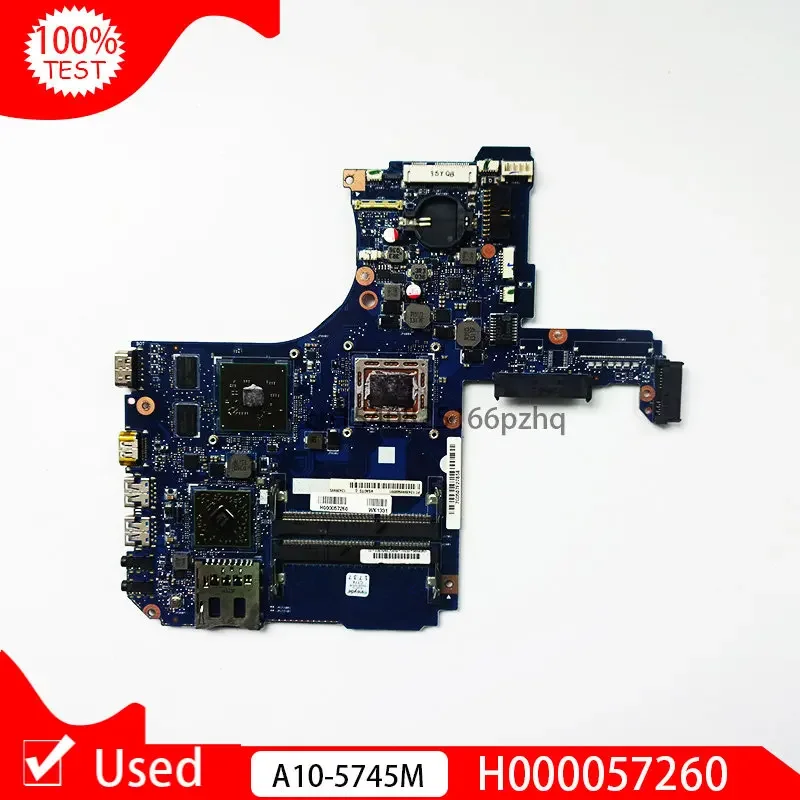 Used H000057260 Main Board For TOSHIBA Satellite L50D-A L50D L50 Laptop Motherboard A10-5745M CPU DDR3