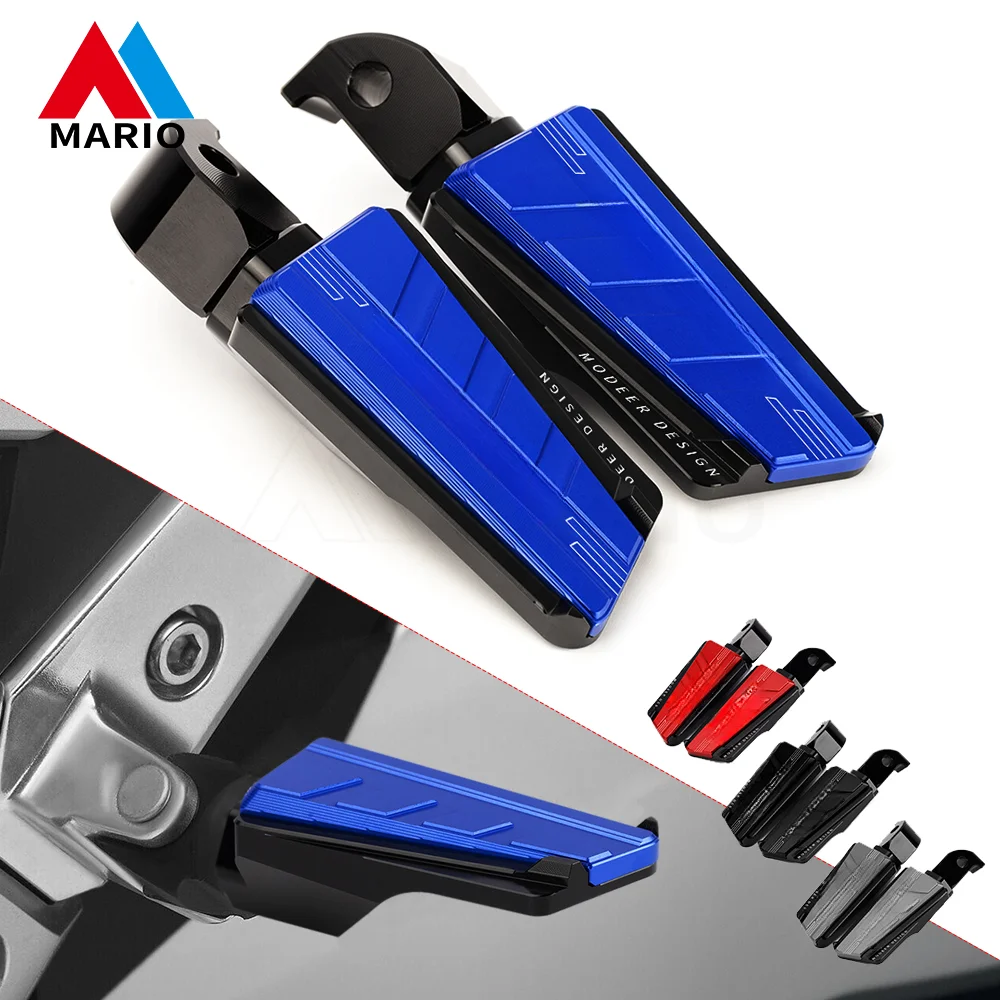 For TMAX530 TMAX 530 DX SX 2017 2018 2019 Motorcycle Accessories CNC Aluminum Rear Footrest Foot Pegs Foot Rest Pedals