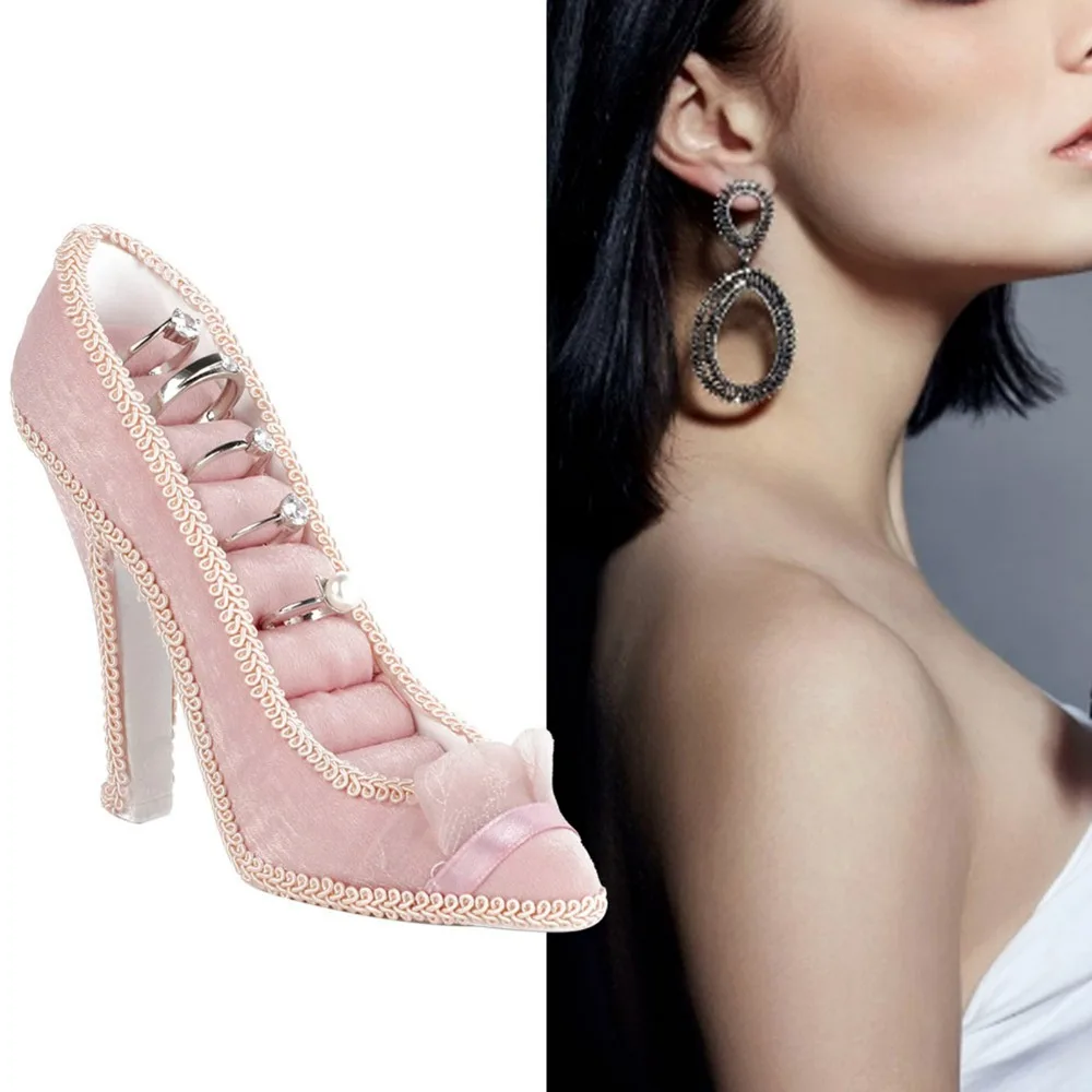 

European-style decorative ornament creative jewelry earrings display model necklace jewelry ring display props Haitanghigh heels