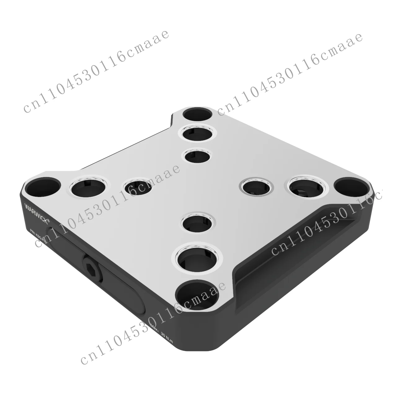 Suitable for KSG-Pro 96 + 52mm pull stud space 4 axis quick change plate zero point console numerical control machine center