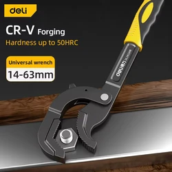 Deli Activity Wrench Universal Wrench Tool Set Open Mouth Car Opening Wrench Multi-Function Car Repair Tools Mechanical Tool