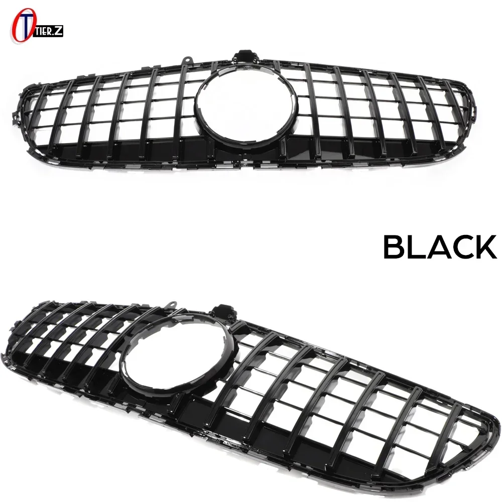 W218 GT Grille Car Front Racing Billet Bumper Grill ABS for Mercedes CLS Class W218 C218 X218 2015 - 2017 CLS400 CLS350 CLS500