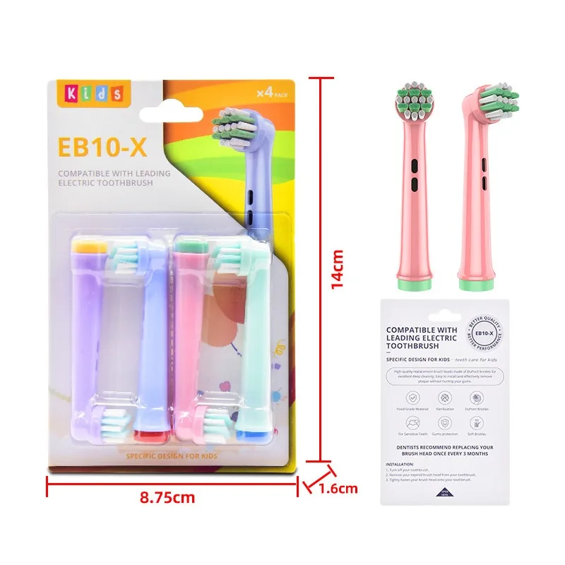 4pcs Replacement Kids Children Adult Tooth Brush Heads for Oral-B Electric Toothbrush Зубная Щетка