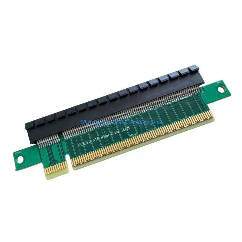 

U2JE PCIe5.0 X16 Flexible Risers Card for Seamlessly Integration in Customs Desktop PC Builds for Pcie5.0 Product Testing