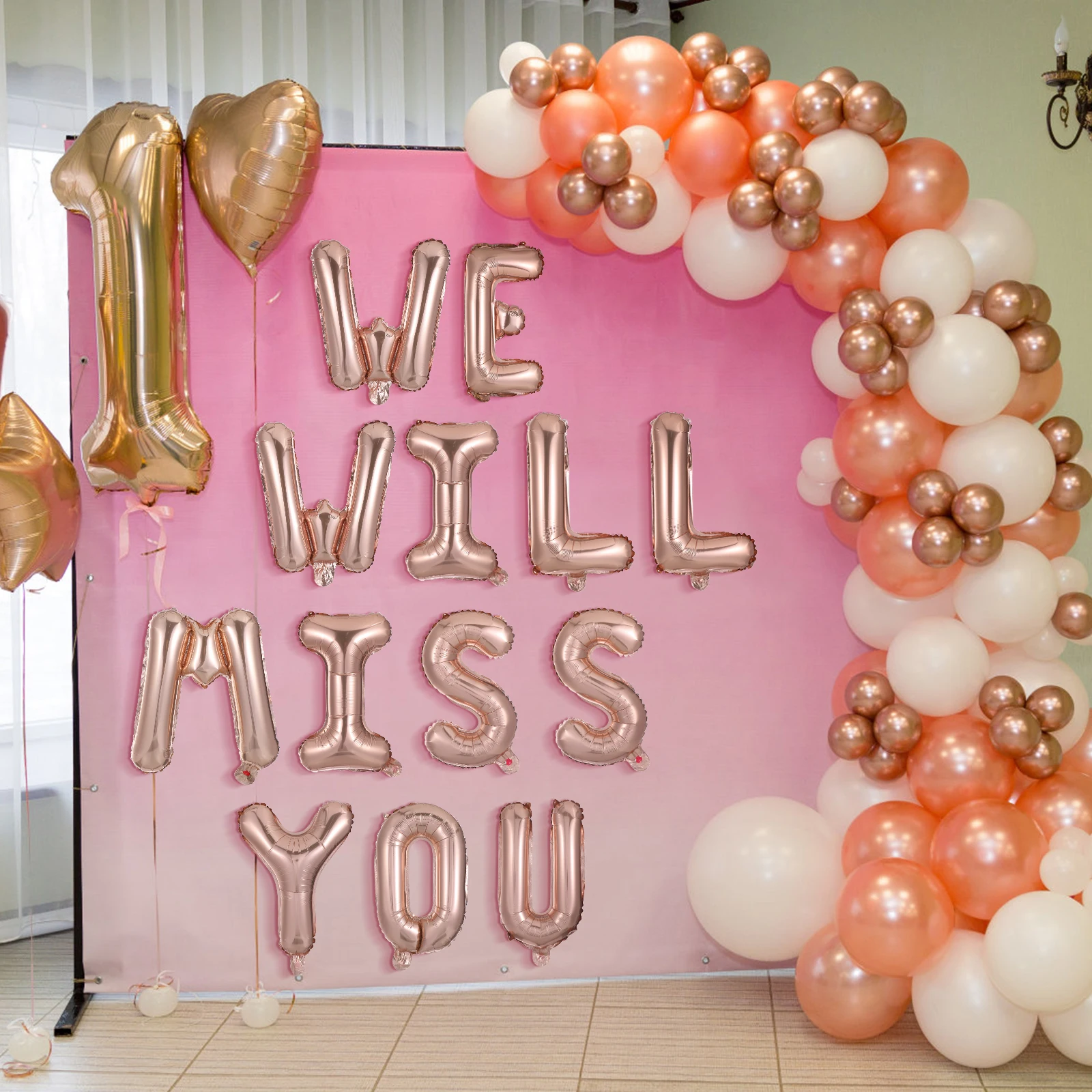 

Alphabet Balloon Set Graduation Foil Balloons 26 Letters WE WILL Theme Perfect Scene Prop