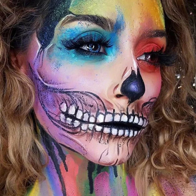 12g Face Body panit Make up Art Painting Drawing Pigment Flash shine Color Fancy Paint For Party Halloween Fancy Carnival