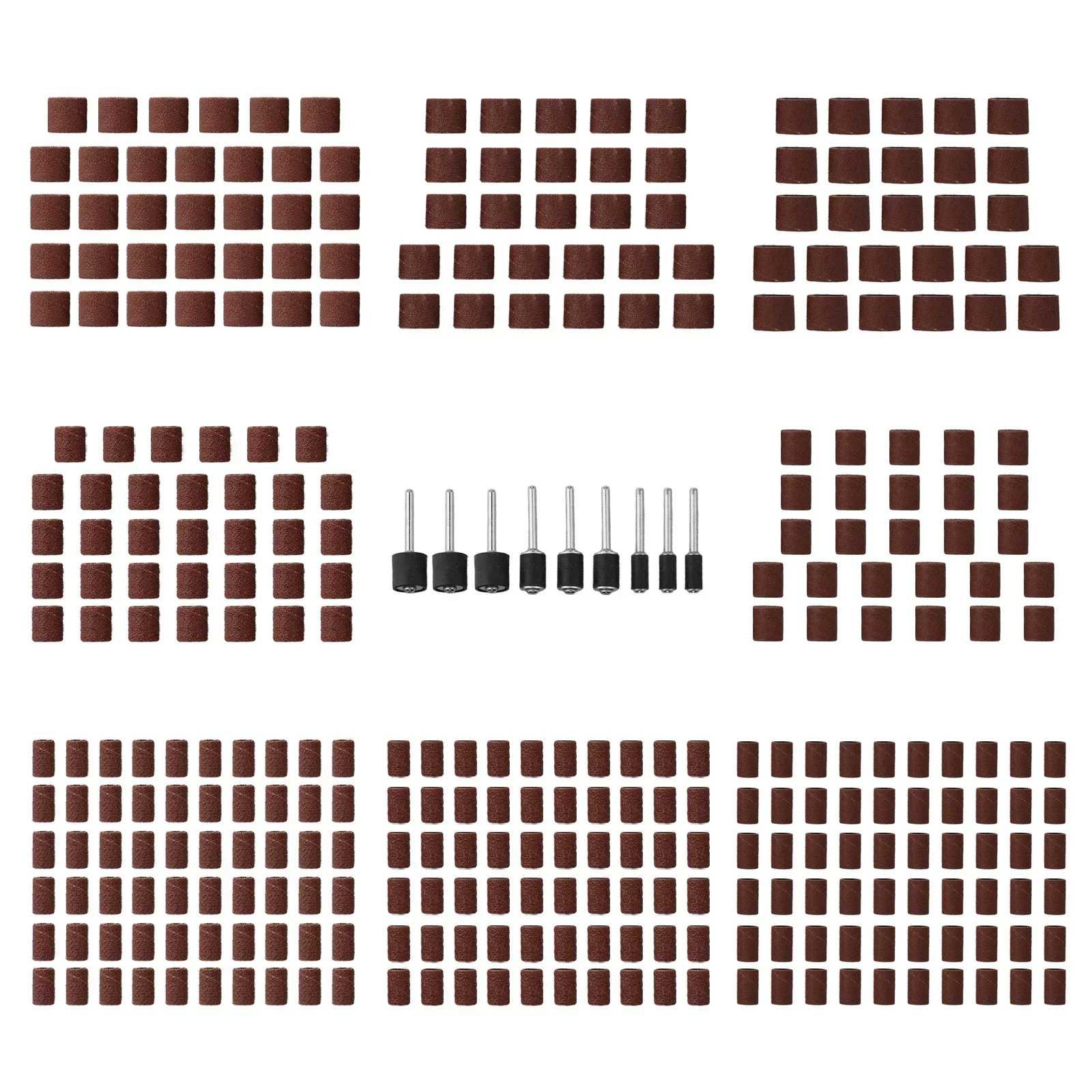 

338 PCS Sanding Set Abrasive Sanding Drum Kit Body Work In Tight Spaces Fiberglass Sanding Finish Soft, Hard Woods