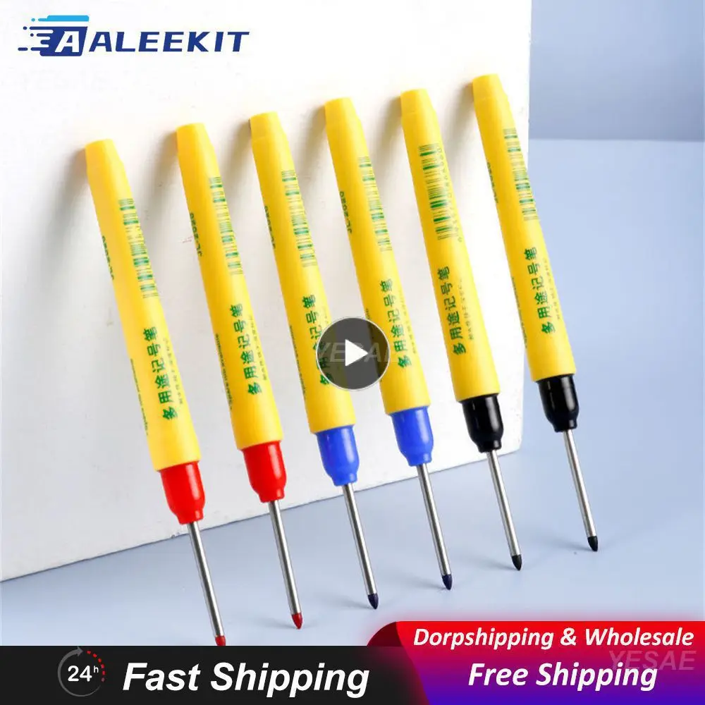 Pen Waterproof Lasting 33mm Popular Oily Pen Trend Multifunctional Hardware Pen Marker Pen Multipurpose Quick Grease Pen