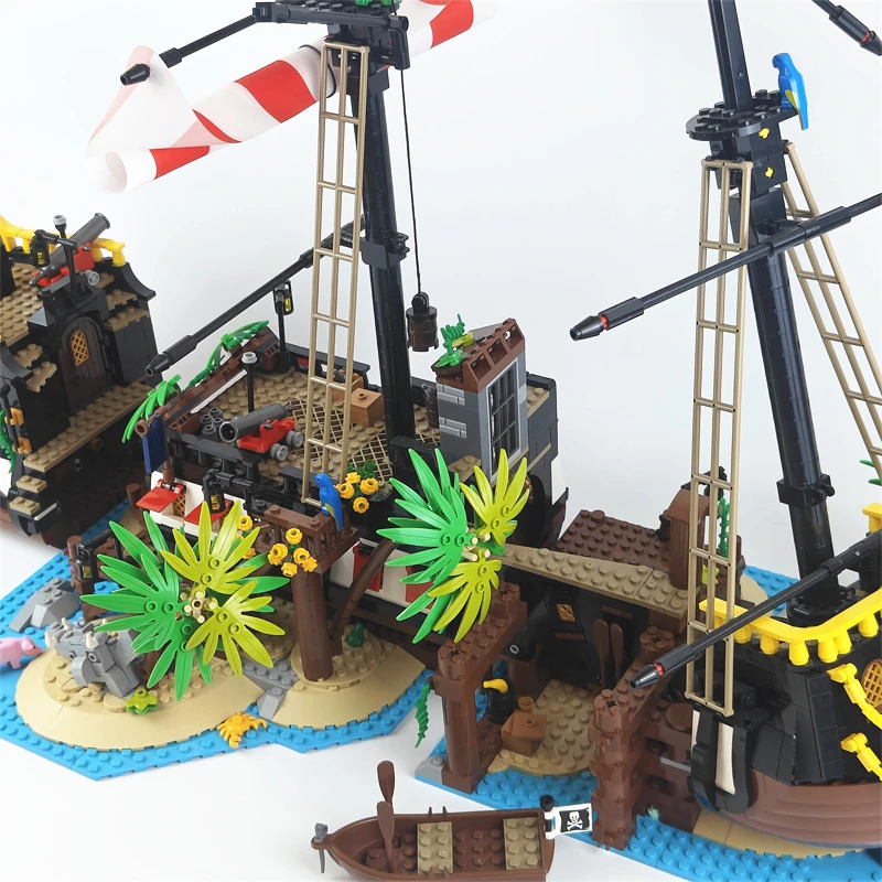 Filmmodell Fluch von Barracuda Bay 2545 Stück Bausteine Ziegel Geburtstag Weihnachten Kinder Geschenke kompatibel 21322 698998