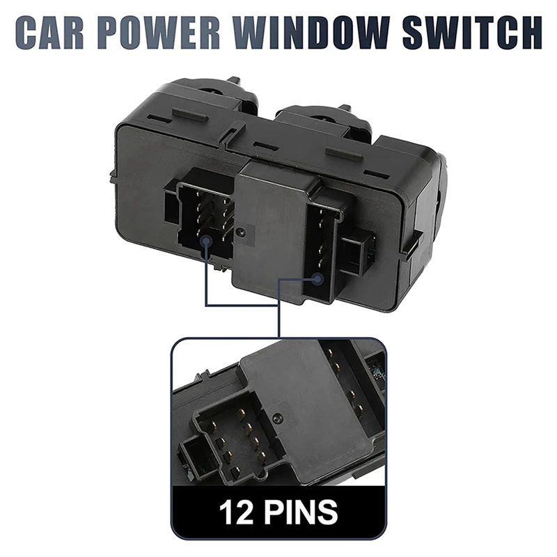 Master Driver Side Left Power Window Switch 10438813 Replacement For Pontiac Grand Prix 2004-2008