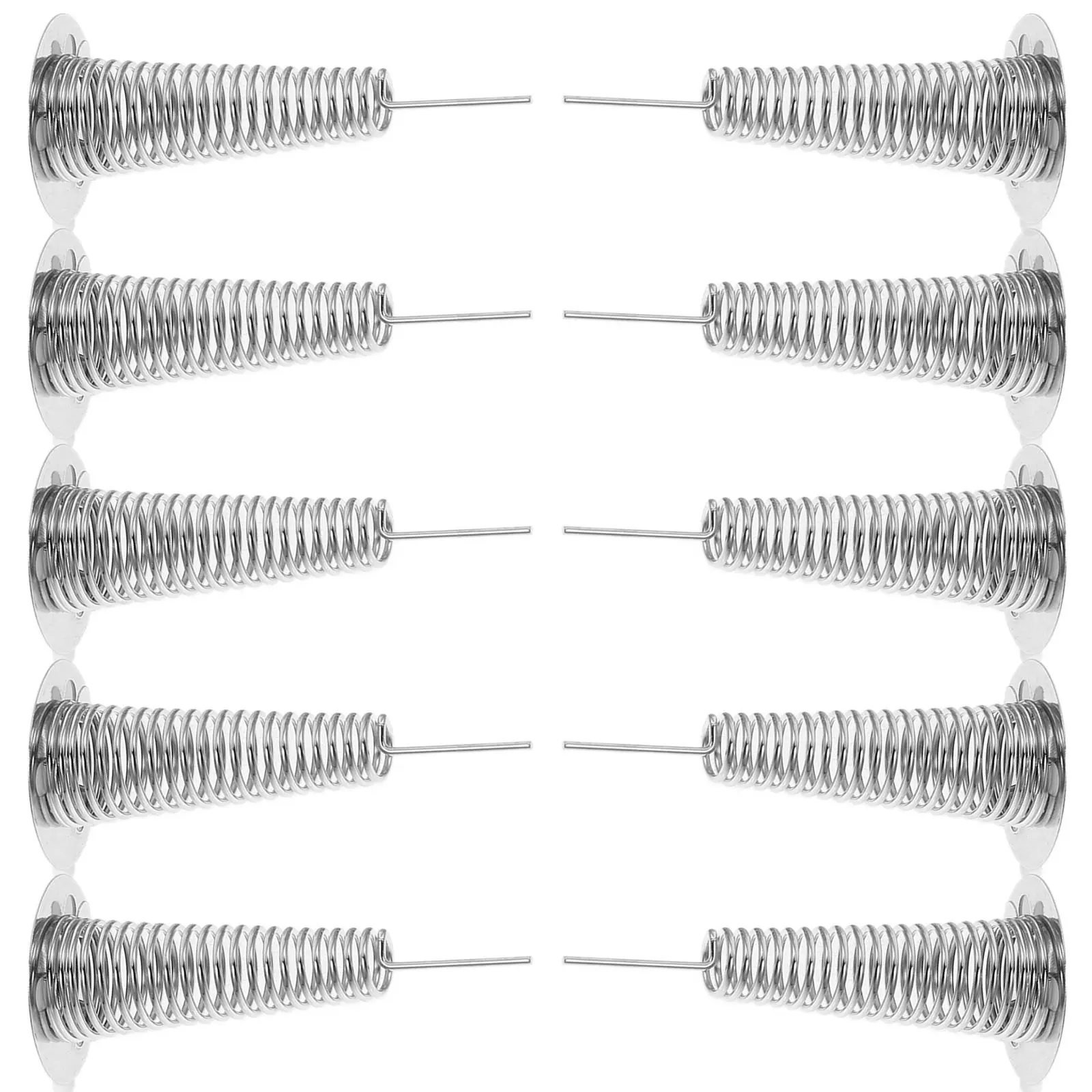 

10pcs Spring Base Ornaments Metal Wobble Mini Springs Dashboard Toy Bases Double Adhesive Car Decor Bobblehead