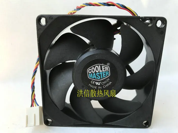 

Cooler Master FA08025M12LPA DC 12V 0.45A 80x80x25mm 4-Wire 80mm Cooling Fan