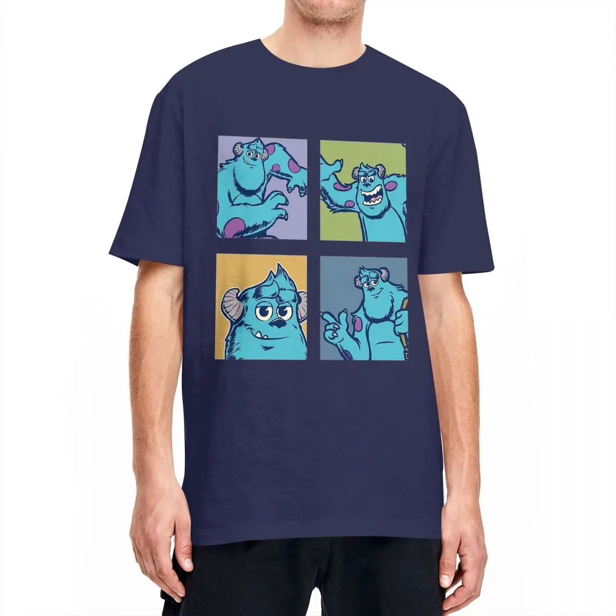 Men Women Sulley Sullivan Monsters Inc University T Shirts 100% Cotton Tops Short Sleeve Crewneck Tee Shirt Gift T-Shirts