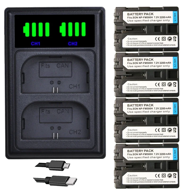 2,2 Ач NP-FM500H NP FM500H FM500H Аккумулятор + ЖК-зарядное устройство с двумя USB-портами для Sony Alpha A58 A57 A65 A77 A99 A900 A700 A580 A560 A550 A850 2,2 Ач NP-FM500H NP FM500H FM500H Аккумулятор + ЖК-зарядное устройство с двумя USB-портами для Sony Alpha A58 A57 A65 A77 A99 A900 A700 A580 A560 A550 A850