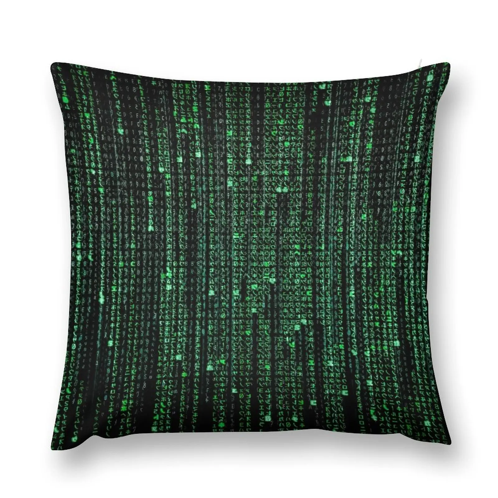 HD Matrix Digital Rain Throw Pillow Couch Pillows Cushion Covers For Living Room pillow