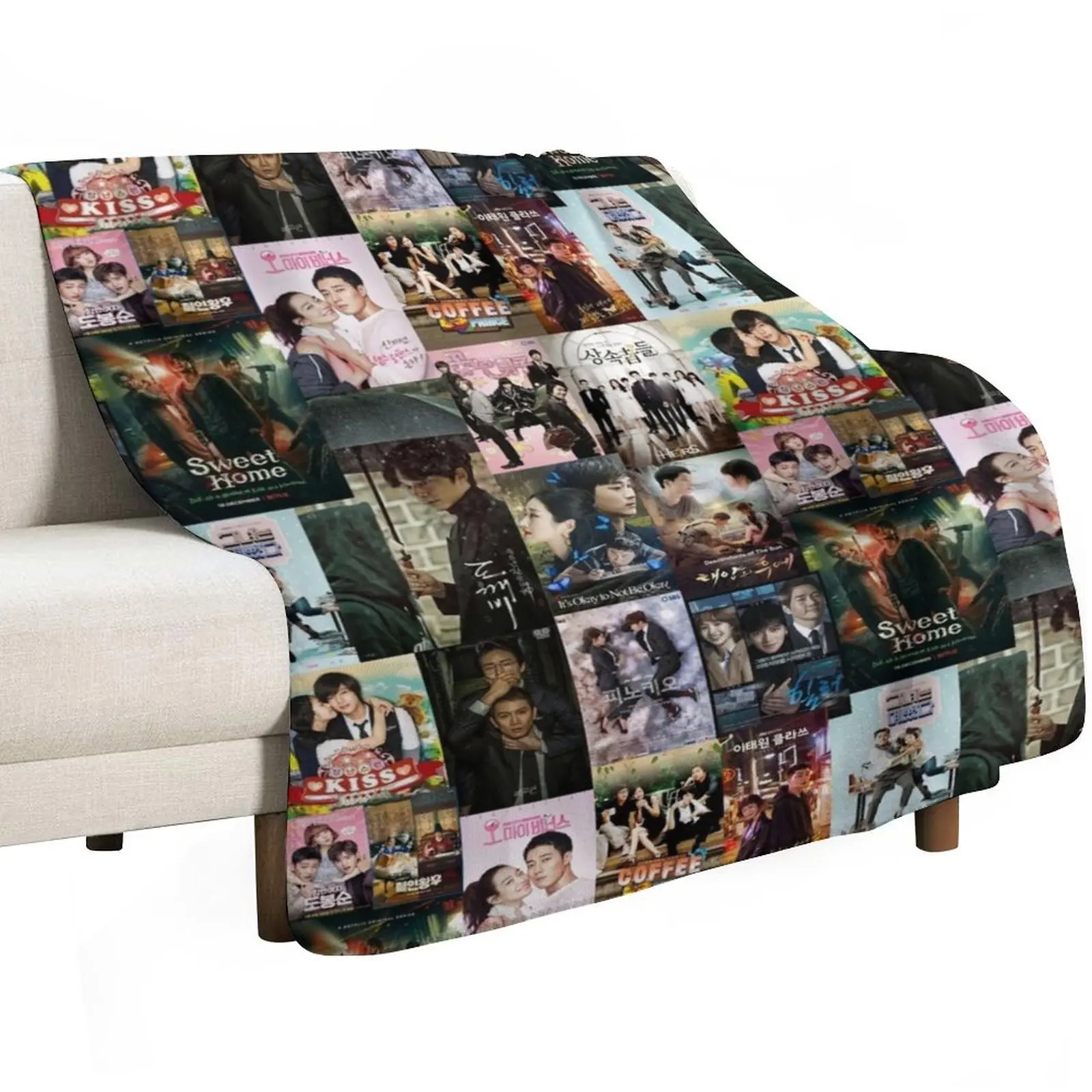 Best Korean Dramas posters, k-Dramas posters for Koreaboo Itaewon class, the heirs, boys over flowers Throw Blanket
