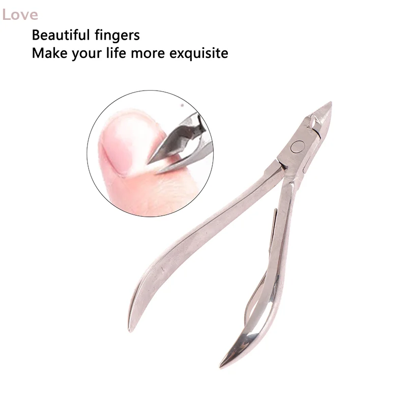 [L & P] كماشة إهاب الأظافر مقص بشرة الأظافر كليبرز المتقلب مزيل الجلد الميت باديكير الفولاذ المقاوم للصدأ القواطع أداة