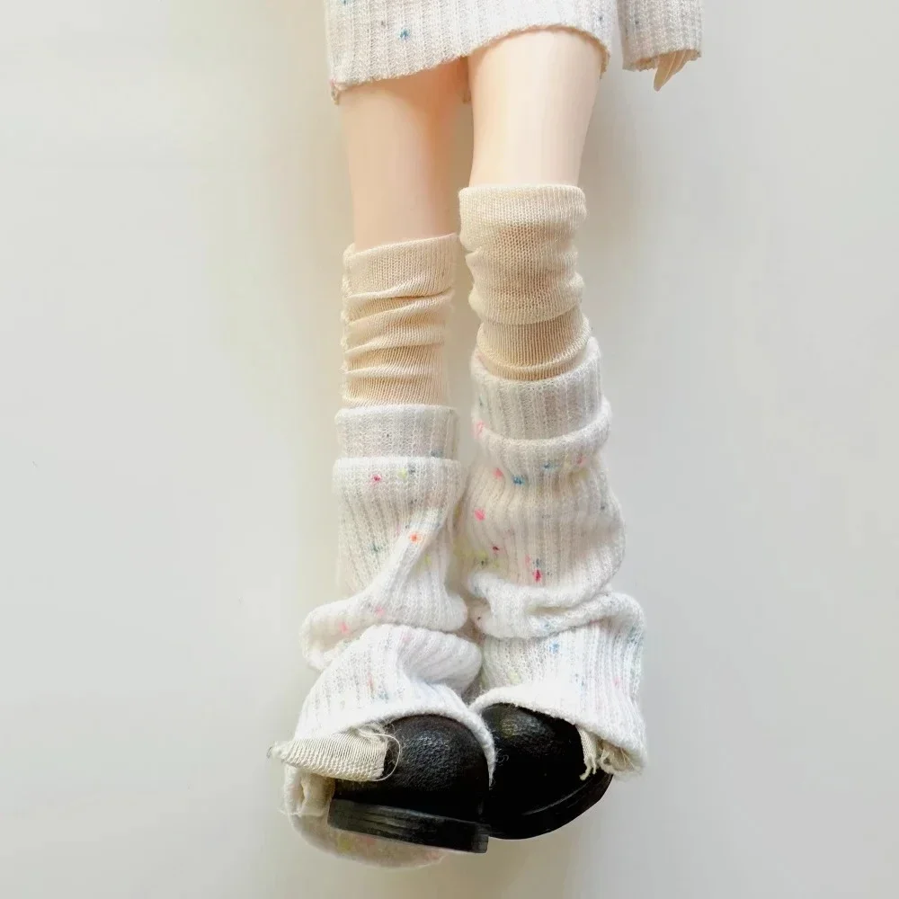 Weibliche Puppenkleidung, bedruckte BJD-Kniestrümpfe, gestrickter gestreifter Pullover, Modell für Azone Ob22/24 Blythe Actionfigur-Körper – Detail 22