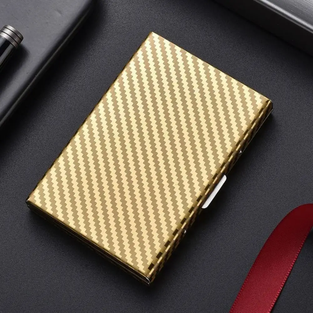 

Business 6/10 Slots Credit Card Holder Anti RFID Slim Debit Box Stainless ID Cardholder Travel