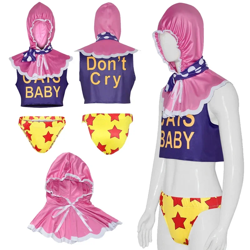 Disfraces de fantasía de bebé para adultos y hombres, sombrero de cosplay de una pieza, cosplay de anime, ropa de fantasía de Halloween, Senor pink