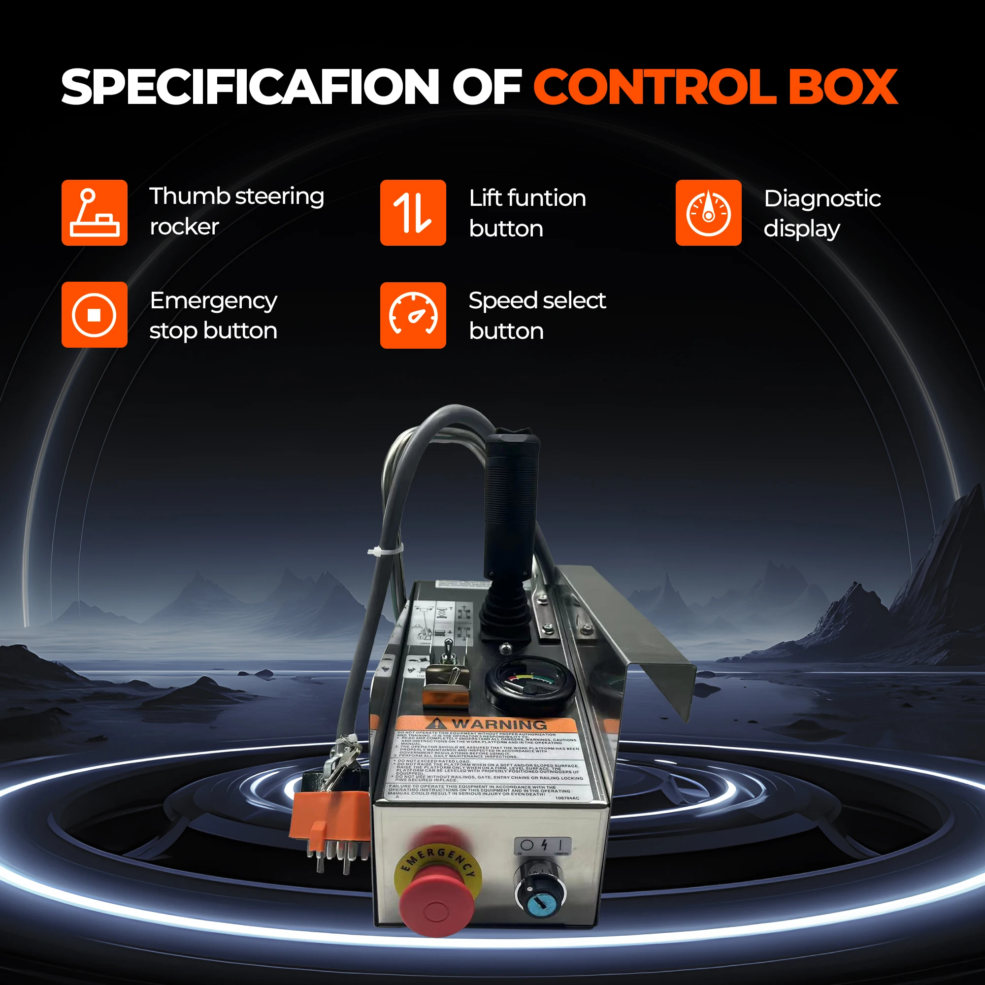 Platformbedieningskast 116063 115985 voor Skyjack SJIII 3220 3226 4626 4830 schaarliften