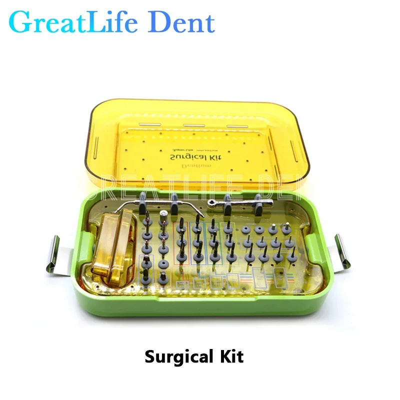 GreatLife Dent Implant Surgery Instrument Kit Implantium Tool Dental Uxif Dentium Surgical Drill Dentium Dental Oral Surgery Kit