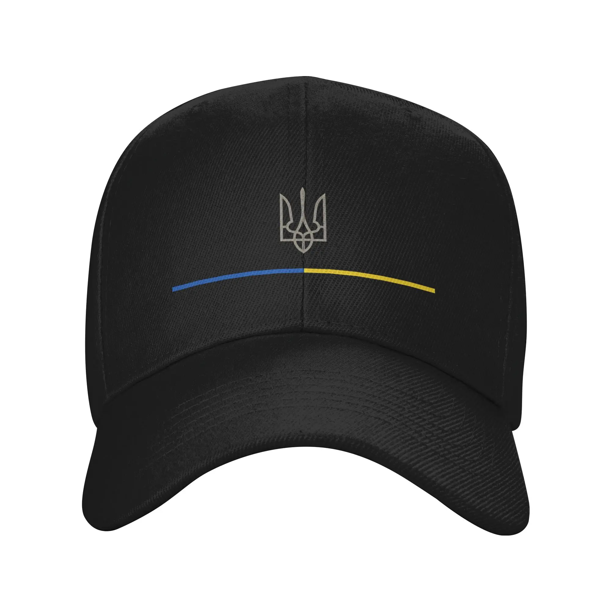 Summer Ukrainian Tryzub Escudo Zelensky Ukraine  Baseball Cap Fashion Design Sun Trucker Hat Men Adult Adjustable Baseball Caps