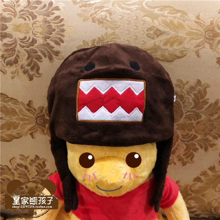 Domo Kun pluszowa czapka Ushanka śliczna czapka zimowa dla chłopców dziewczynek dzieci kreskówka Anime czapka Gorras