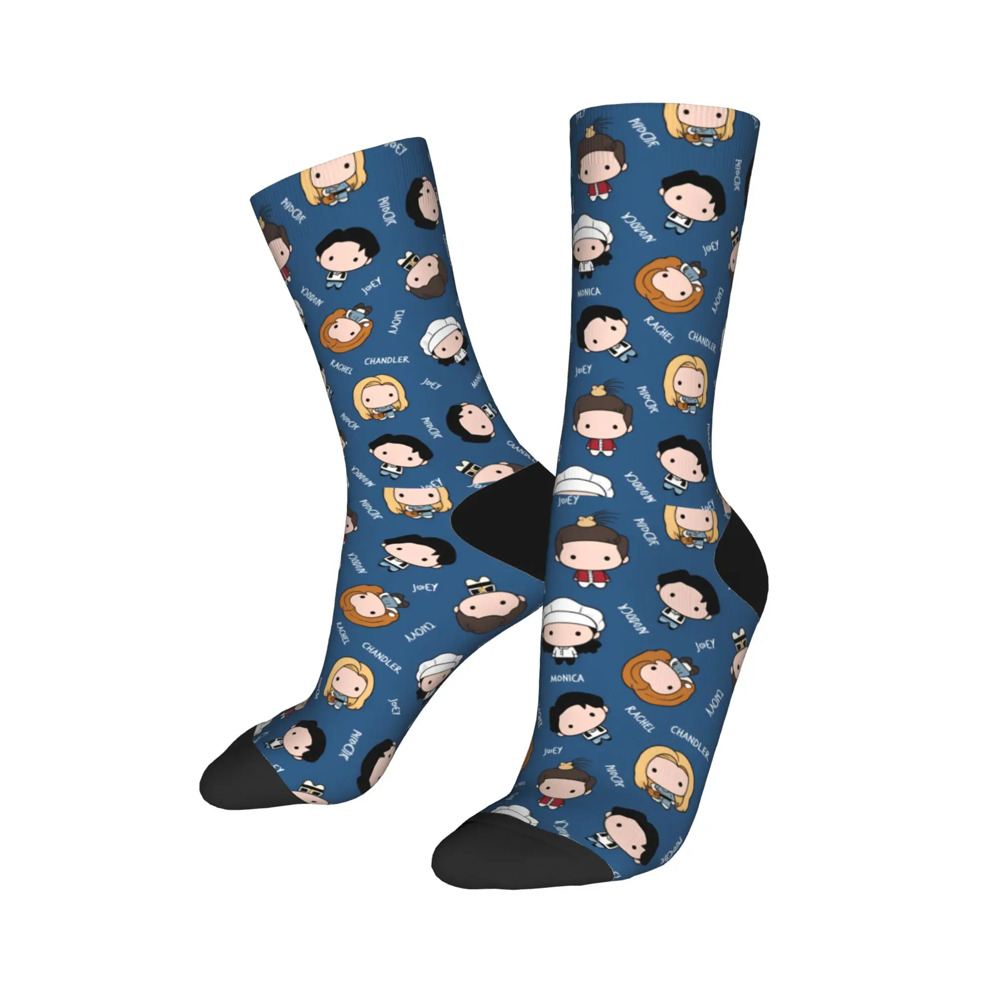 Friends TV Show Stockings Men  Socks Comfortable Funny Socks Autumn Outdoor Sports Non-Slip Design Socks Gift Idea