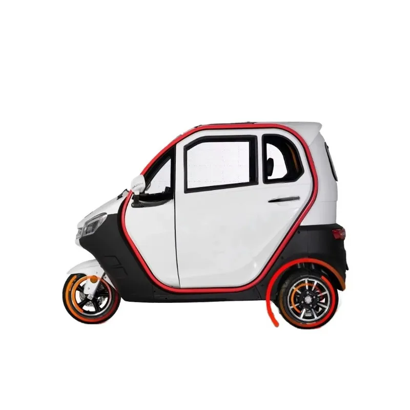 Three-wheeled Electric Motorcycle Fully Enclosed Household Small Battery Car  Endurance  Tricycles