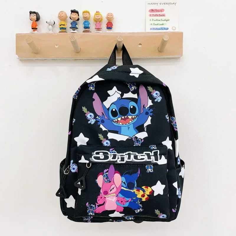 

Disney Stitch Boys and Girls Backpack New Backpack Mickey Mouse Cartoon Kindergarten Schoolbag Fashion mini shoulder bag