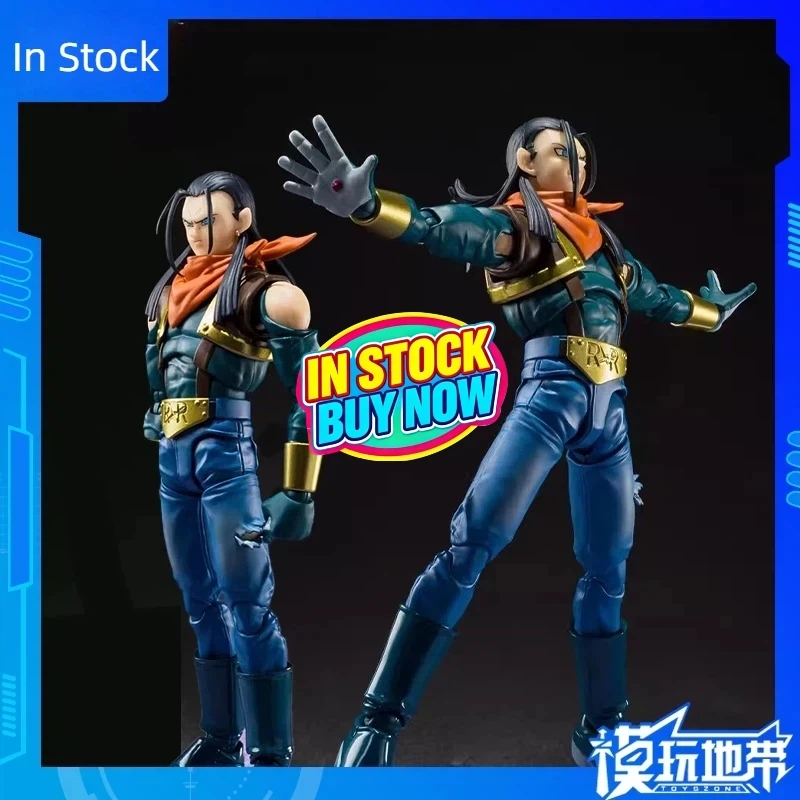 

【In Stock】Bandai Tamashii Limited S.H.Figuarts Dragon Ball GT Super Android 17 Ultimate Android Action Figure Collection Gift
