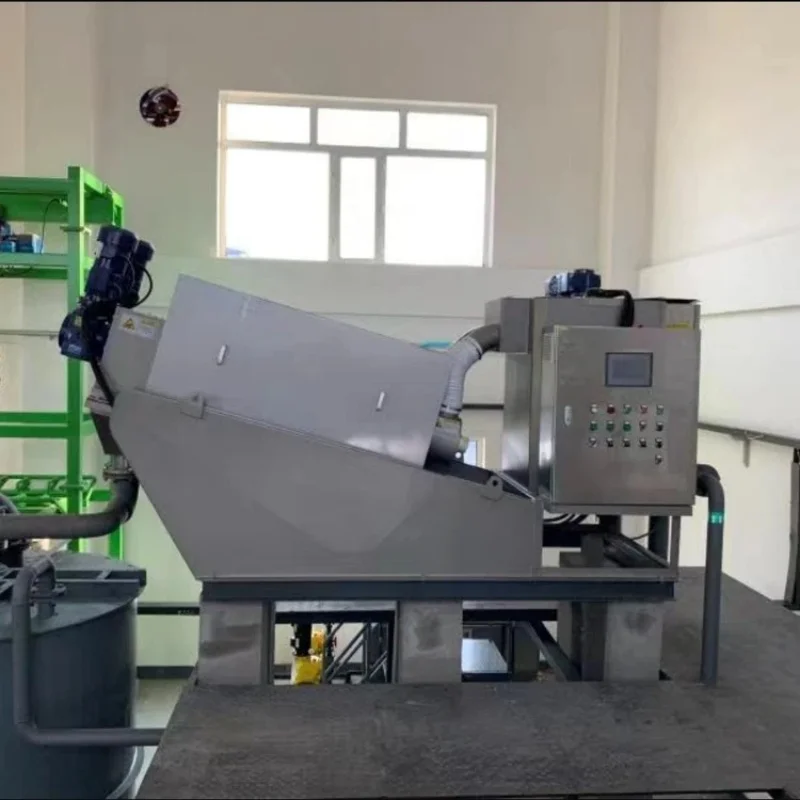 Multi-Disc Multi-Plate Screw Filter Press Screw Filter Mesin Centrifuge Mesin Press Filter Sekrup Air Limbah