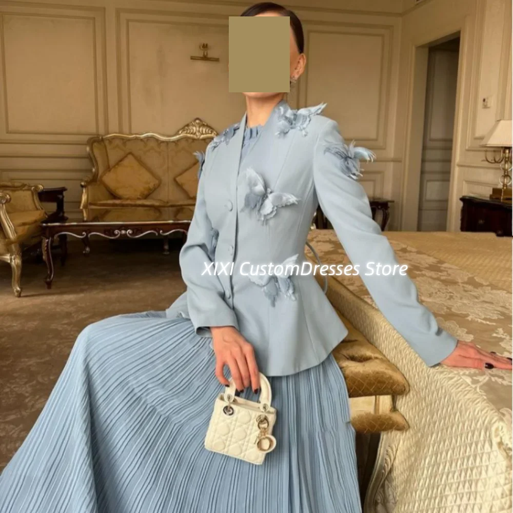 

Customized فساتين سهرة A-Line Scoop Neckline Wedding Party Dress Floor-Length Dress Women Elegant Luxury Zipper Up Prom Dresses
