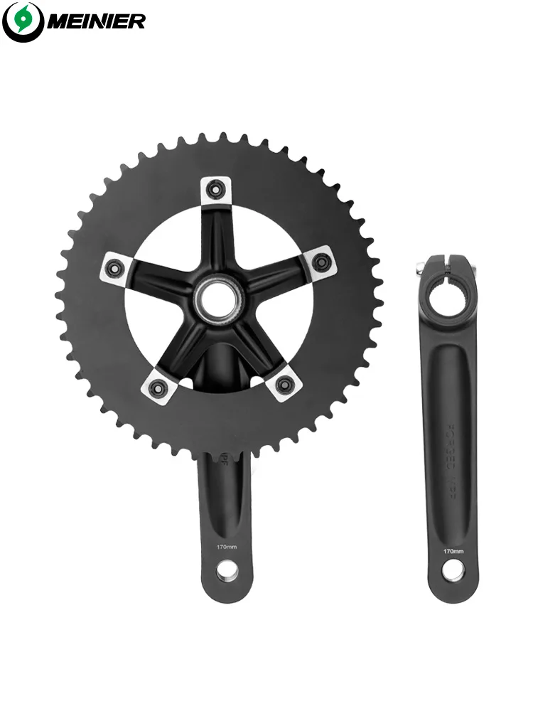 Hot sale fixed gear bicycle special parts bicycle crank aluminum alloy wholesale price 170mm130BCD bicycle crank set