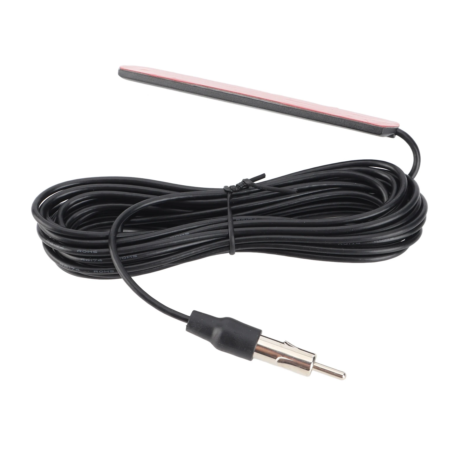 ANT‑309 Universal Car FM Radio Antenna Patch Aerial Windscreen Mount 5M Cable