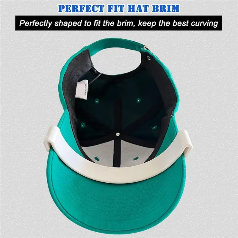 AWAH Hat Bill Bender, Hat Brim Bender, Perfect Hat Curving Band Tool, With Hat Sizing Reducer Tape view 3