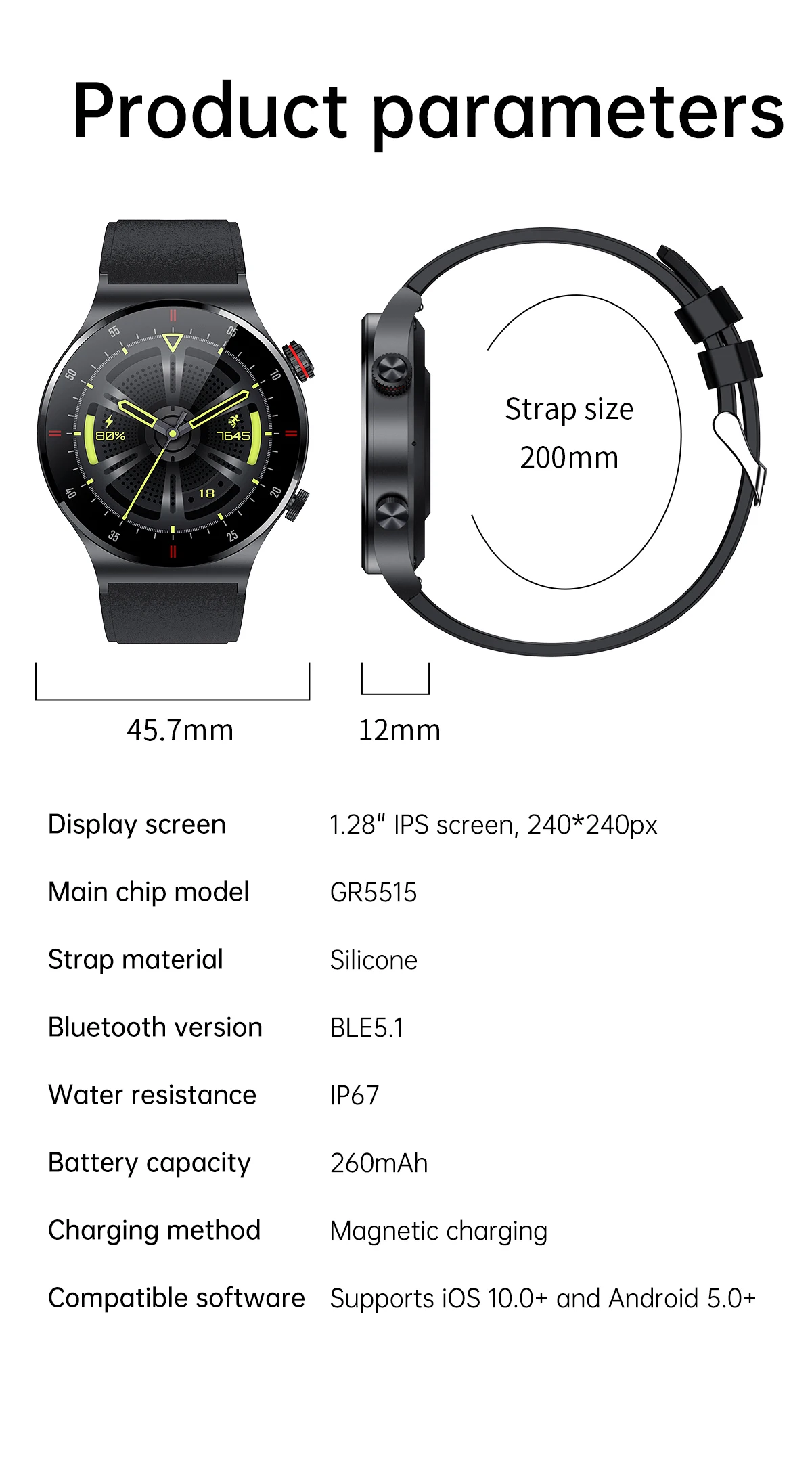 for Google Pixel 9 Pro Fold Pixel 8 Bluetooth Call Smart Watch Men Sports Fitness Tracker Waterproof Smartwatch Large HD screen