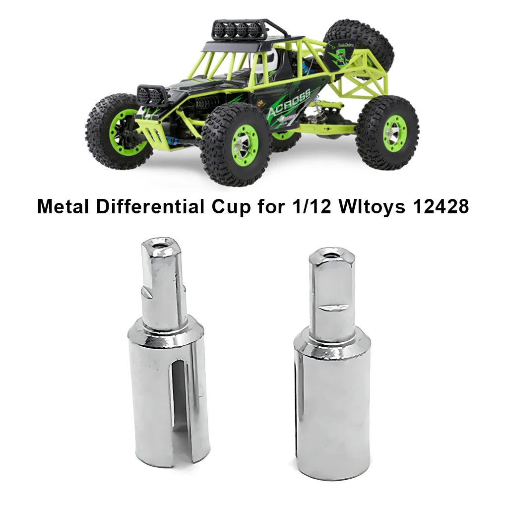 2piece Metal Differential Cup For 1/12 Wltoys 12428 12423 RC Car Parts 0081 Precision CNC Machined