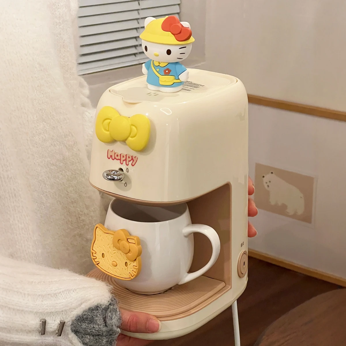 

Coffee machine home office high value mini multi-function semi-automatic portable American coffee machine