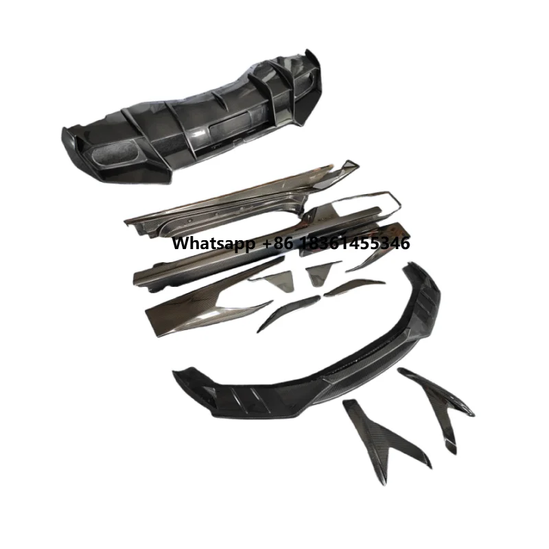 

For Huracan LP610 Including Front Lip Rear Diffuser Side Skirt New M Style Carbon Fiber Body Kit