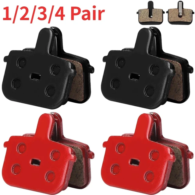 1 4 Pair Bicycle Brake Pads Resin Semimetal MTB Road Bike Quiet Hydraulic Disc Brake Pads for TONGLI Forever Cycling Accessories AliExpress 18
