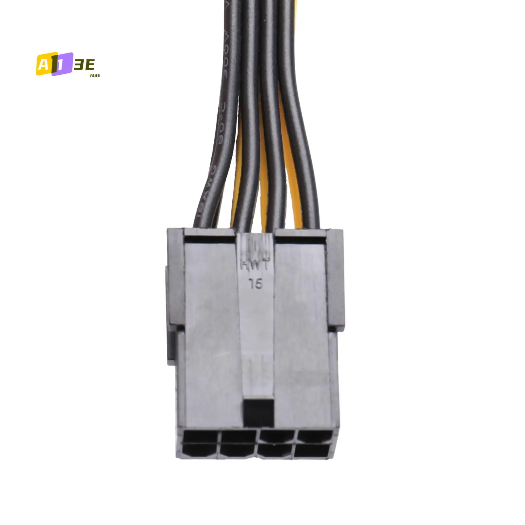 

A13E-8Pin Удлинительный кабель питания видеокарты Pcie 8-контактный разъем «мама» на 8-контактный штекерный локоть 90-градусный кабель Кабель питания видеокарты