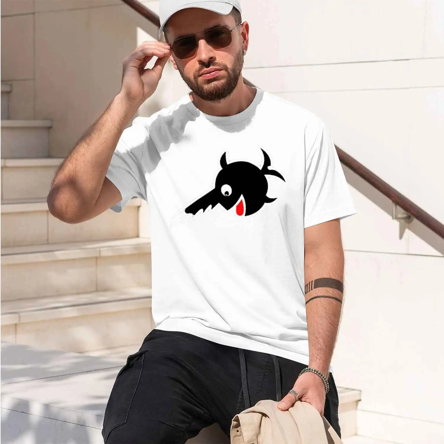 New Kriegsmarine U-96 - The Laughing fish - Clean Style T-Shirt Tee shirt graphs t shirt Men's t shirts 2026 New Model Short-sle