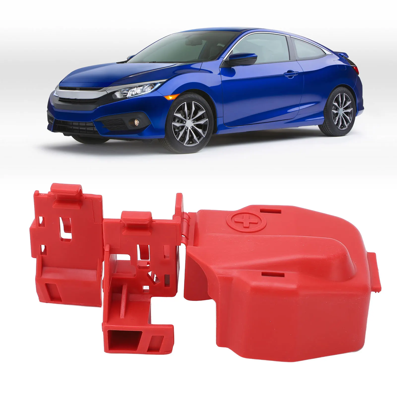 

Battery Terminal Cover Positive Battery Terminal Cover Red 32418‑PND‑300 Connector Replacement for ACURA CIVIC ACCORD