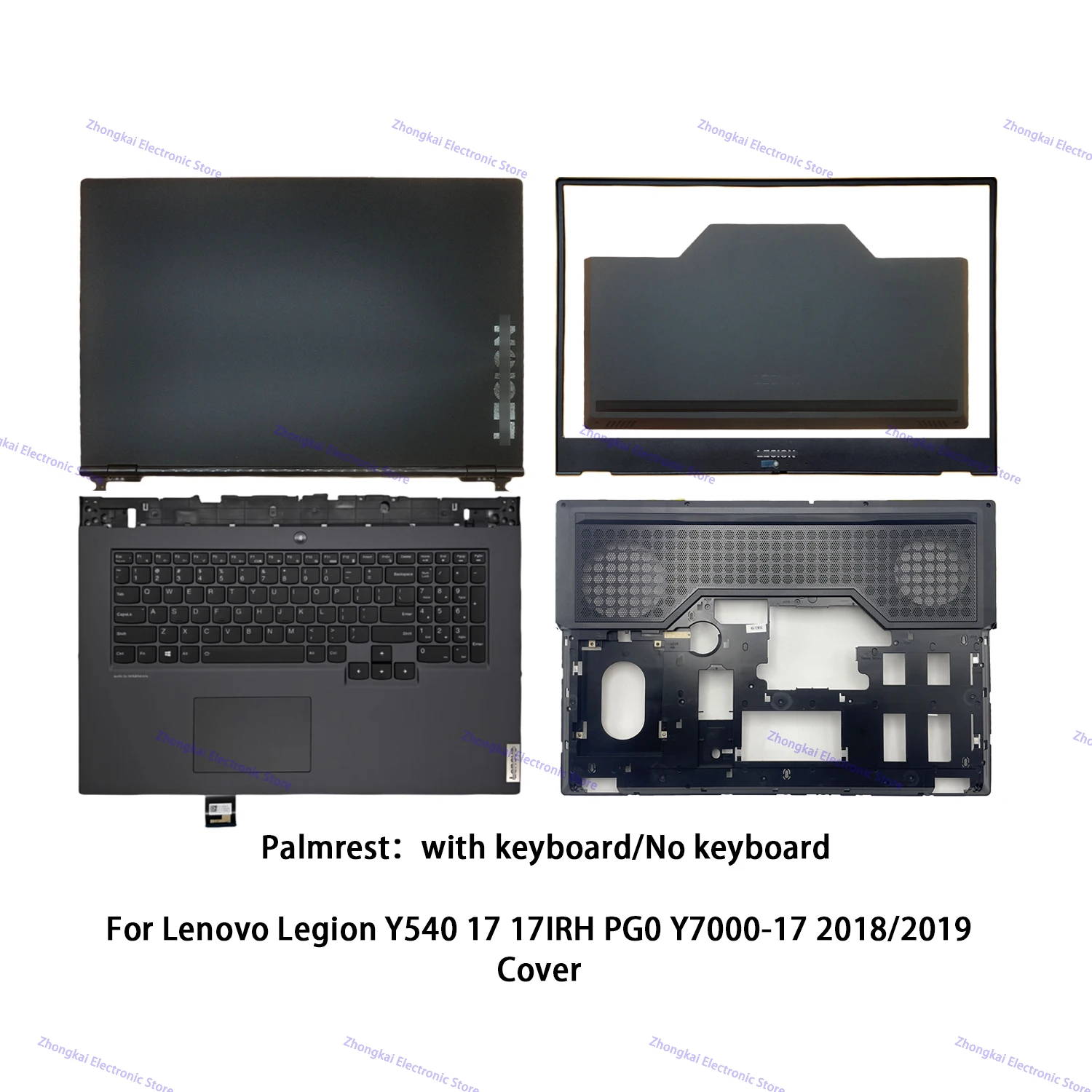 

Оригинальная задняя крышка для ноутбука Lenovo Legion Y540 17 17IRH PG0 Y7000-17 5-17 с шарниром/подставкой для рук/нижней основой