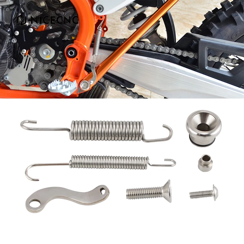 For GasGas Enduro EC 300 2021-2023 Kickstand Side Stand Springs Kit EC 125 250 250F 350F 450F KTM EXC 300 Husqvarna TE 300 17-23